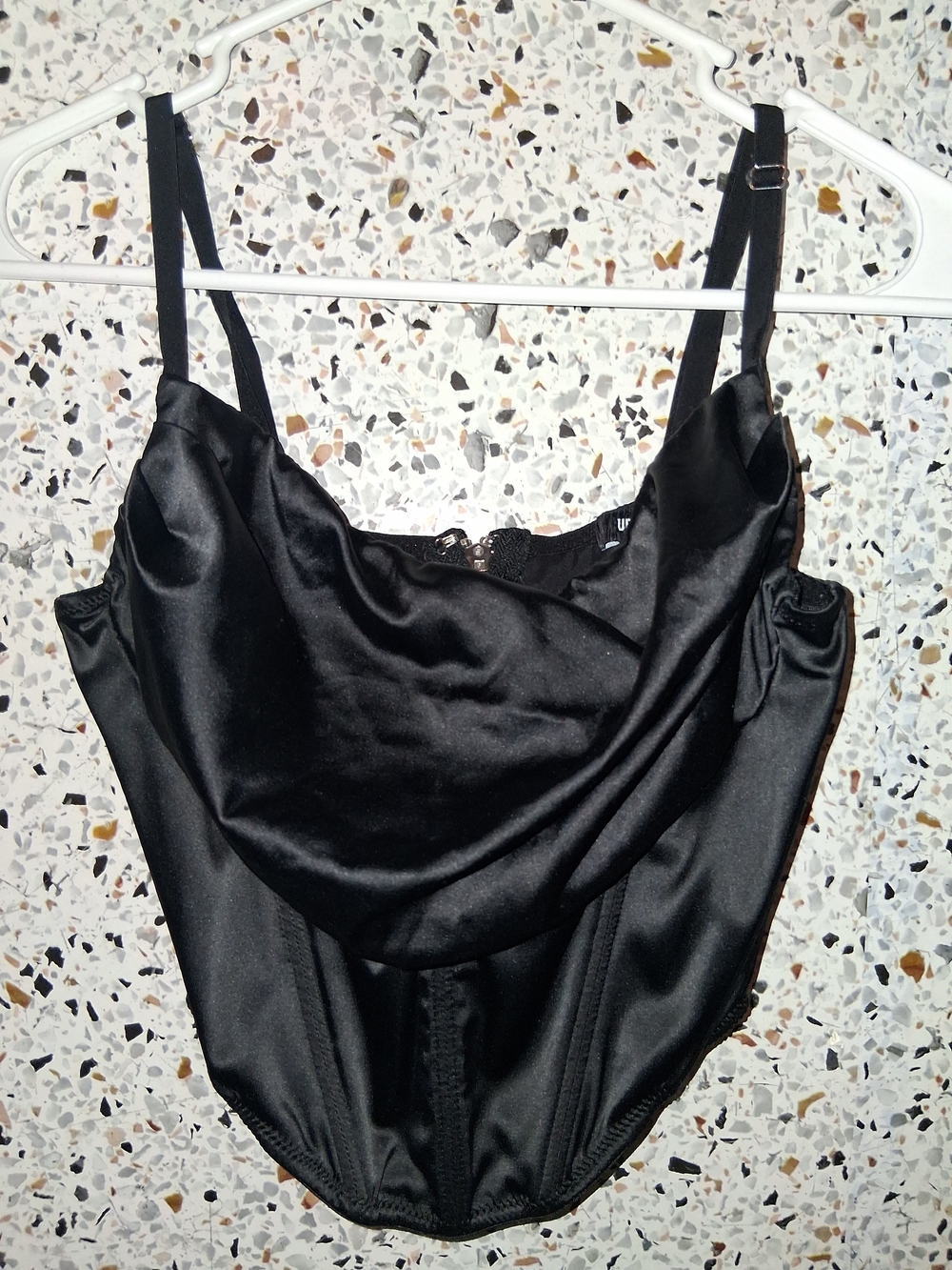 Women's Urban Outfitters Handkerchief Cami Zip Closure Black Size Medium